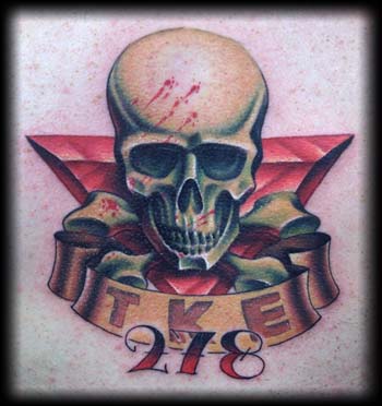 Looking for unique  Tattoos? TKE skull